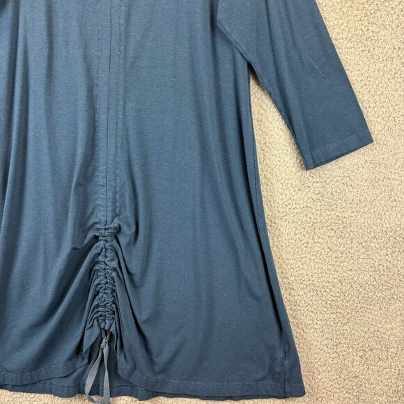Bryn Walker Tunic Medium Lagenlook Beach Coastal Minimalist Bamboo Stretch Flowy - Picture 4 of 12